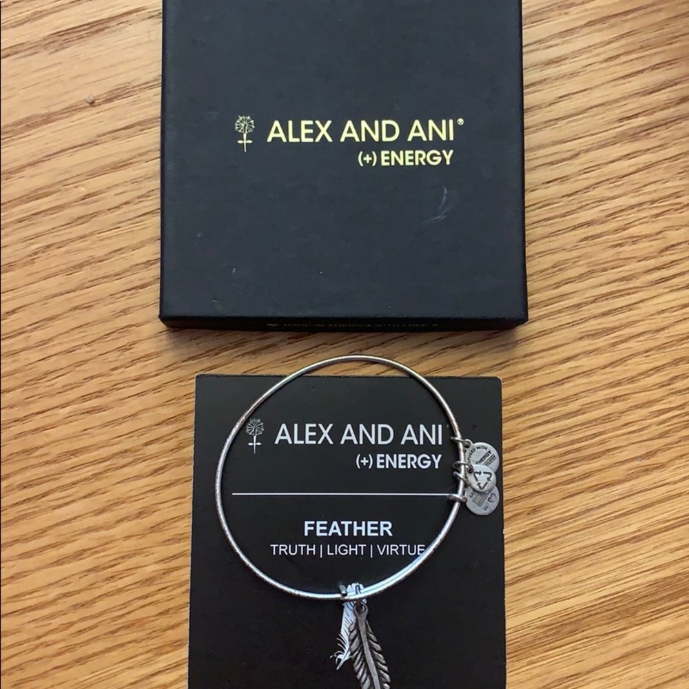 Alex and Ani (+) Energy Bracelet - Feather